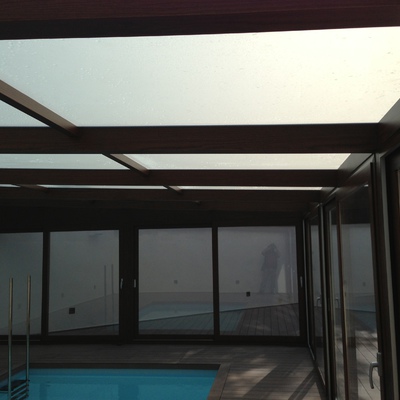 Cerramiento exterior de piscina climatizada 