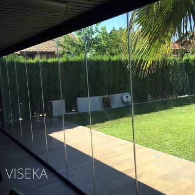 Cortinas de cristal para porche