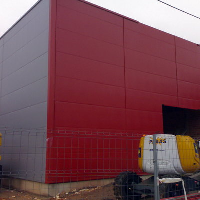 Cerramientos de naves industriales.