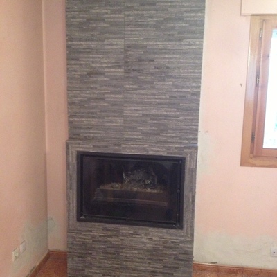 Chimena - Insertable de calefacción por agua.