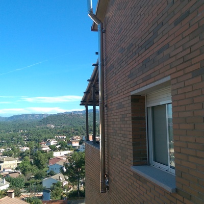 Chimenea modular inox