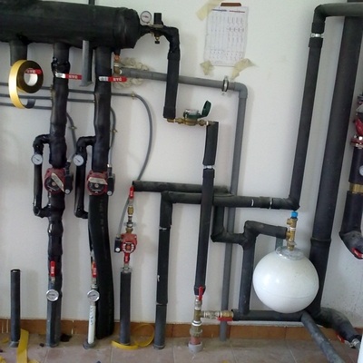 circuito de agua caliente