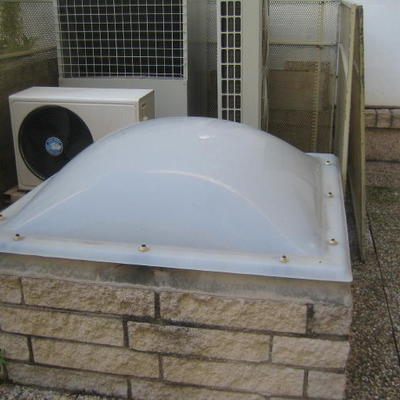 Claraboya en un ático