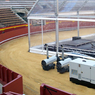 Climatización para un evento