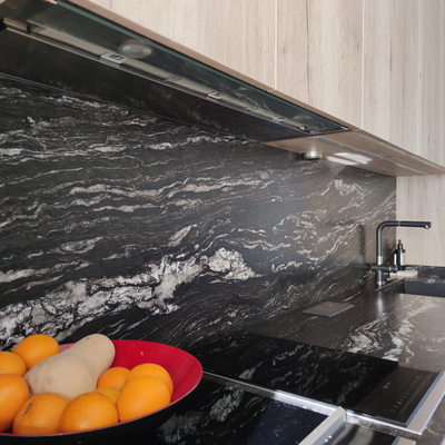 Detalle encimera de la cocina