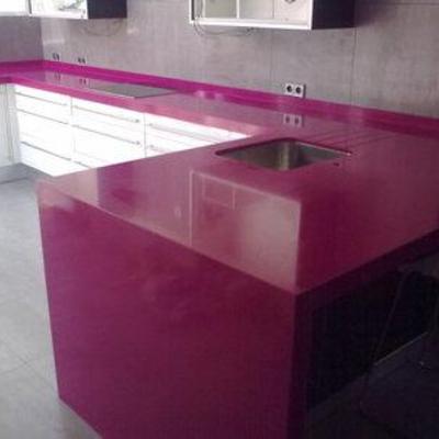 Encimera Cocina Silestone Magenta Energy