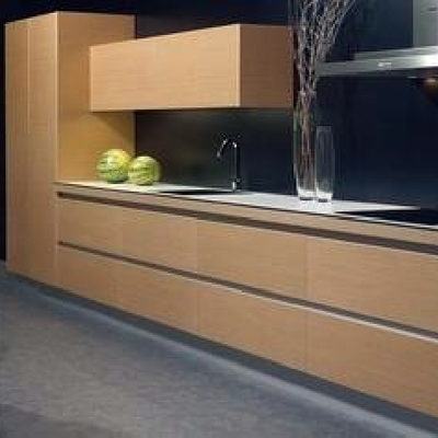 COCINA CON CHAPA MADERA NATURAL
