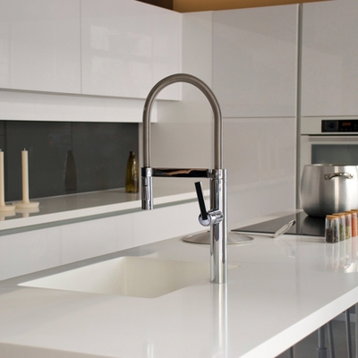 Cocina con isla central