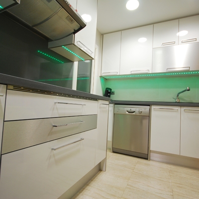 Cocina con led
