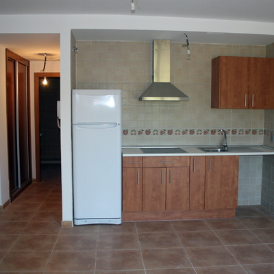 Cocina integrada en salon