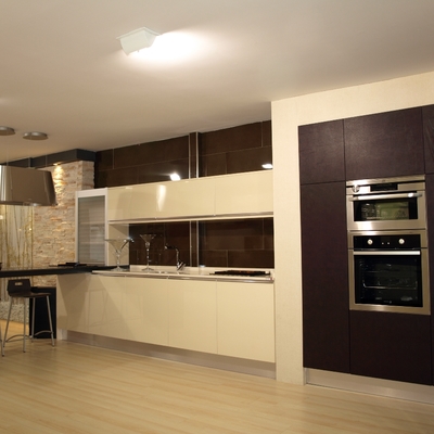 COCINA JOSMAN DE CRISTAL COLOR VAINILLA