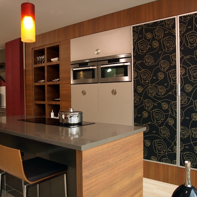 cocina josman madera de teka escaparate de el albericia