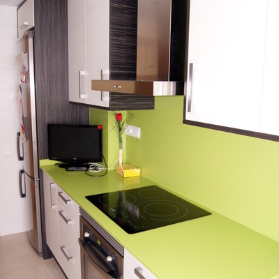 cocina pistacho otra vista