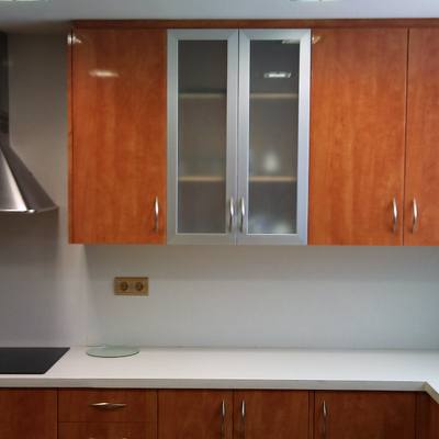 cocina silestone blanco brillante