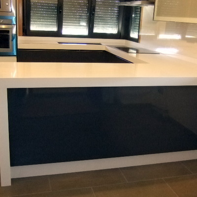 COCINA SILESTONE BLANCO ZEUS