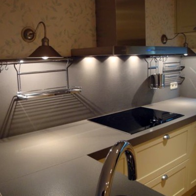 Cocina Silestone Expo Volcano