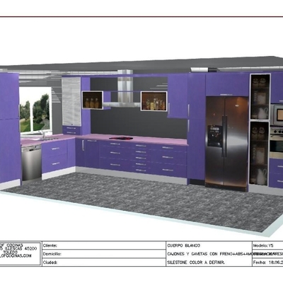 COCINAS DE LUXE - TERMINACION CRISTAL