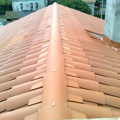 colocacion de cumbrera ventilada