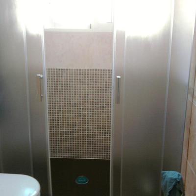 Colocación de mamparas