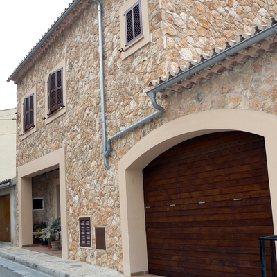 Colocación de piedra