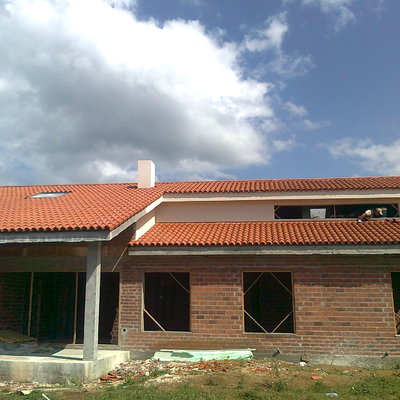 colocacion de teja curva