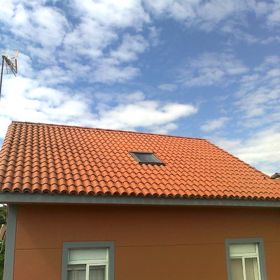 colocacion de teja del pais