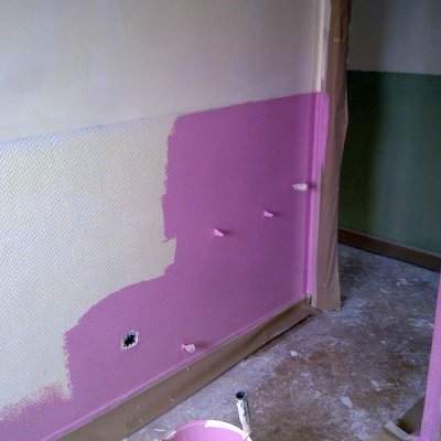 Colocacion y pintura de texturglas