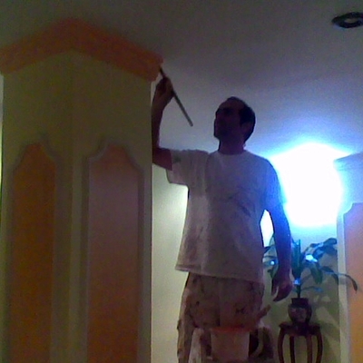 columna subida escalera