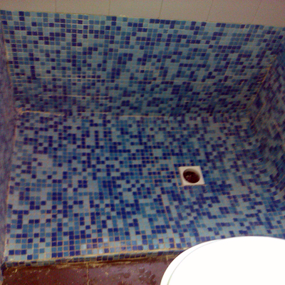 como hacer un plato de ducha de obra