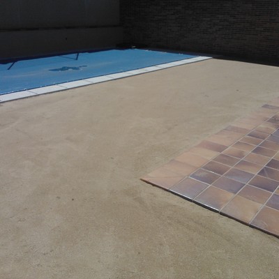 Compactado terreno - césped artificial