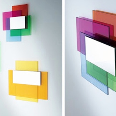 Composicion cristales de colores