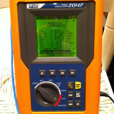 Comprobación instalaciónes eléctricas con verificador homologado por industria