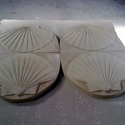 Conchas - piezas ornamentales