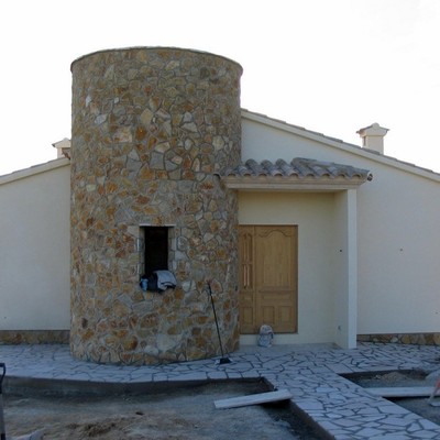 Construccion chalet con torreón