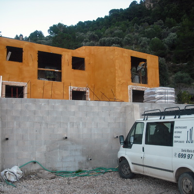 construccion de chalet de construcciones y piscinas jm rustic