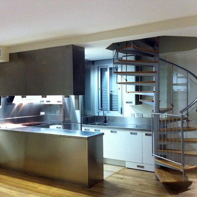 Construccion de Cocina de Diseño.