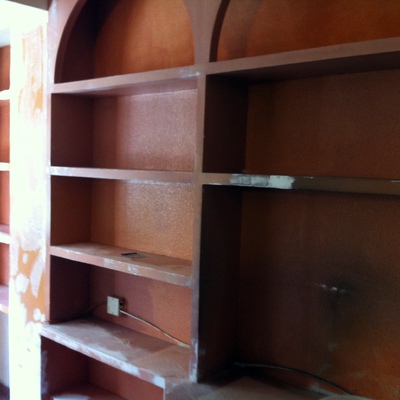 Construcción de una estantería de obra