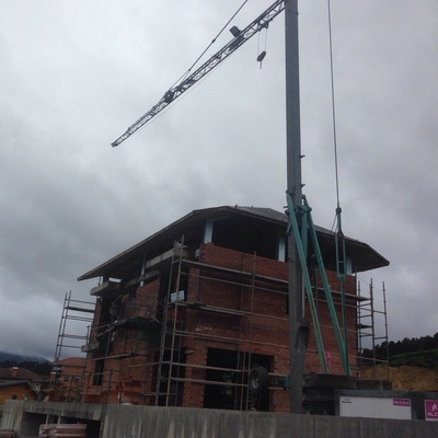 construcción de unifamiliar