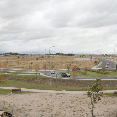 Construcción Jardines del Centro Comercial Plaza Norte