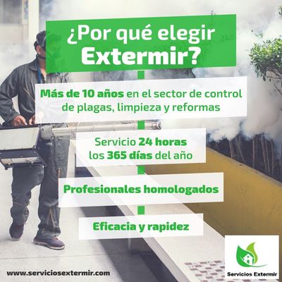 Razones por las que elegir a Servicios Extermir