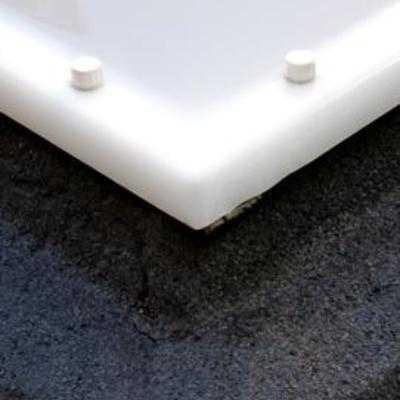 Detalle esquina claraboya