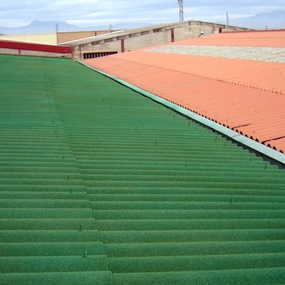 Corcho Proyectado sobre Uralita Amianto