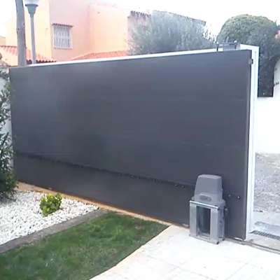 motorización puerta corredera