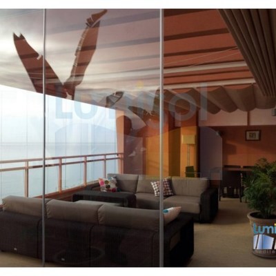 Cortina de Cristal y Techos fijos de cristal
