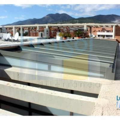 Cortina de Cristal y Techos fijos de cristal