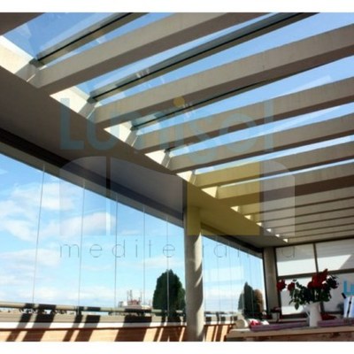 Cortina de Cristal y Techos fijos de cristal