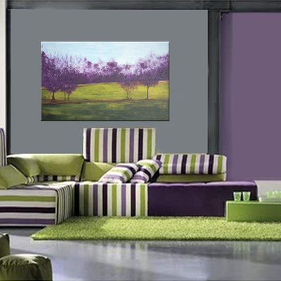 Cuadro paisaje impresionista