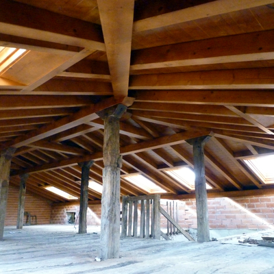 Cubierta a tres aguas