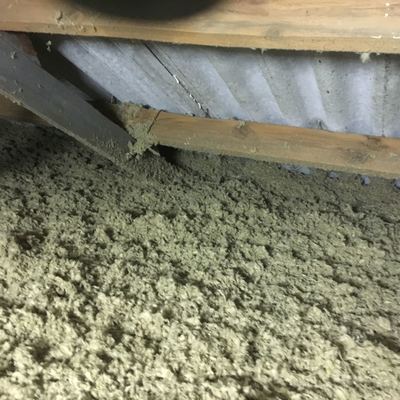 BAJOCUBIERTA REALIZADA CON 25 CM DE LANA DE ROCA ROCKPRIME