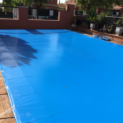 Cubierta protección piscina